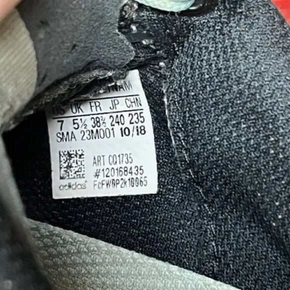 ADIDAS 260 Terrex Continental Athletic Shoes Women's Size 7 Black Teal - Picture 6 of 6